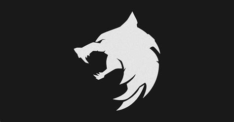 White Wolf Emblem The Witcher Magnet Teepublic