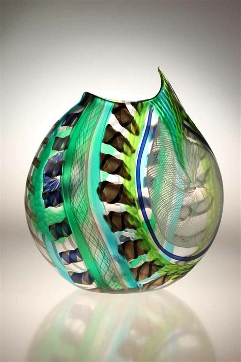 Murano Glass Studio Vase Lodario 33 Reverse Contemporary Glass Design
