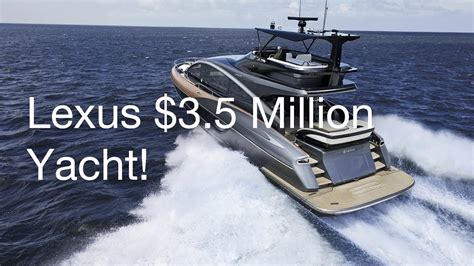 Lexus Ly 650 Yacht Youtube