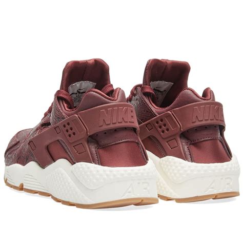 Nike women's air huarache run. Nike W Air Huarache Run Premium (Night Maroon & Sail)