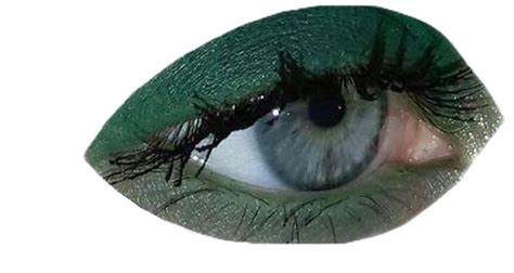 Png Eye Green Aesthetic Moodboard Sticker By Pngsaesthetic