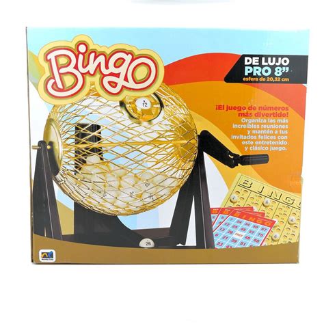 Bingo Lujo 8 Novelty Juego Mesa Bingo Profesional Fiesta 139900 En Mercado Libre