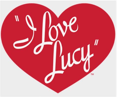 I Love Lucy Heart Logo On White Long Pajamas