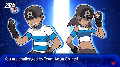Battle Team Aqua Magma Grunt Remastered Pokémon Ruby Sapphire Emerald YouTube