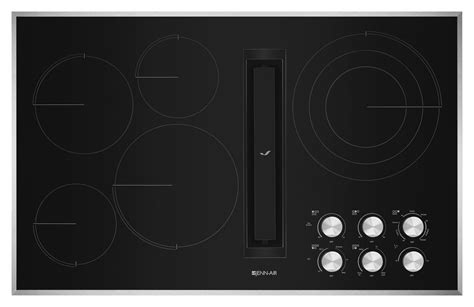 Induction, gas, electric, 30 cooktop, 36 cooktop Jenn-Air Electric Cooktop With Downdraft - JED3536GS