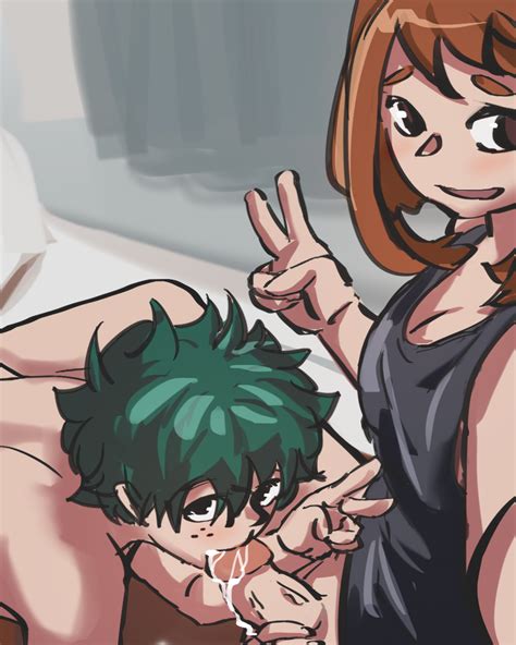 Raitaroo Midoriya Izuku Uraraka Ochako Boku No Hero Academia