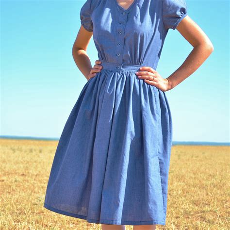 The Story Of A Seamstress 40s Inspired House Dress