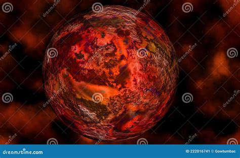 High Resolution Digitally Created Planet Venus Stock Illustration