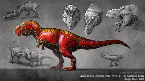 Emily Stepp On Twitter Concept Sheet Of Ryan Nietos Version Of Rexy The Tyrannosaurus Rex