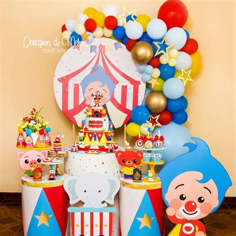 Payasito Plim Plim Birthday Party Essentials Circus Birthday Party