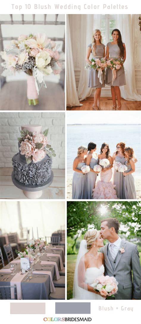 Top 10 Blush Wedding Color Palettes For Your Inspiration Colorsbridesmaid
