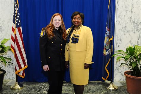 senator stewart cousins honors detective kayla maher as 35th district s 2018 woman of