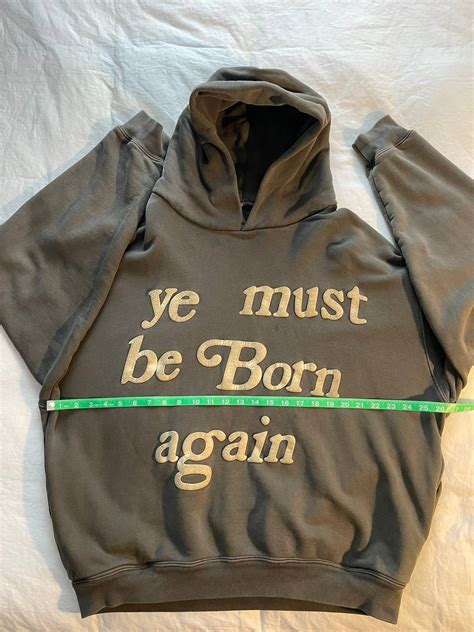 kanye west cpfm ‘ye must be born again hoodie grailed