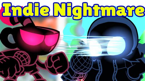 Friday Night Funkin Vs Indie Cross Nightmare Mode Sans Cuphead