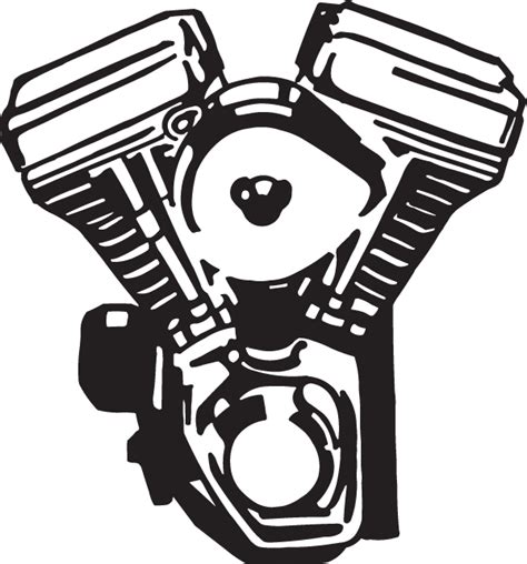 There are several types of engines: Engine clipart v twin, Engine v twin Transparent FREE for ...