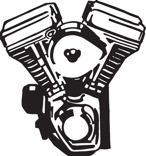There are several types of engines: Engine clipart v twin, Engine v twin Transparent FREE for ...