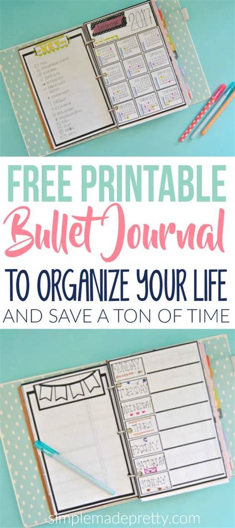 Bullet Journal Printables You Can Still Be Creative When Youre Short