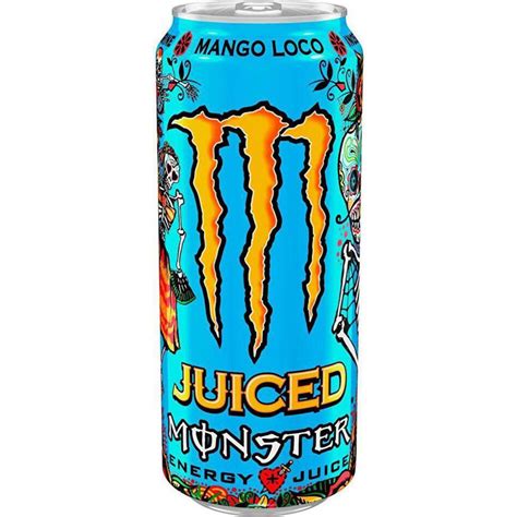 Monster Boisson Gazeuse énergisante Juiced Mango Loco 50cl