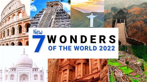 7 Wonders Of The World New Updated 2022 Travel Video Youtube