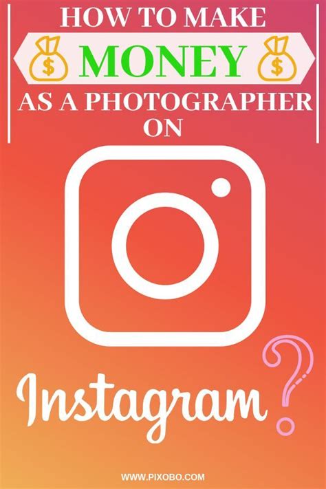 Due to the high quality of some smartphone cameras, you might not even need a professional camera. How to Make Money as a Photographer on Instagram? | Instagram, Making money with photography ...