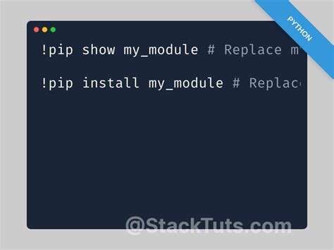 How To Fix Python Modulenotfounderror No Module Named Stacktuts