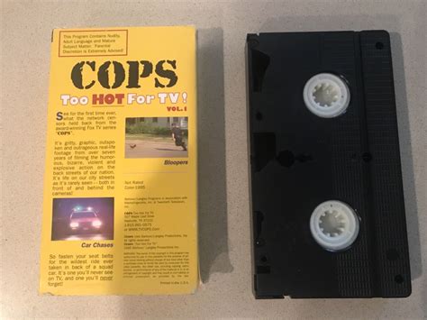 Cops Too Hot For Tv Vol Vhs Deluxe Edition Ebay