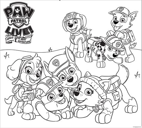Funny Paw Patrol Coloring Pages for Children | 101 Coloring