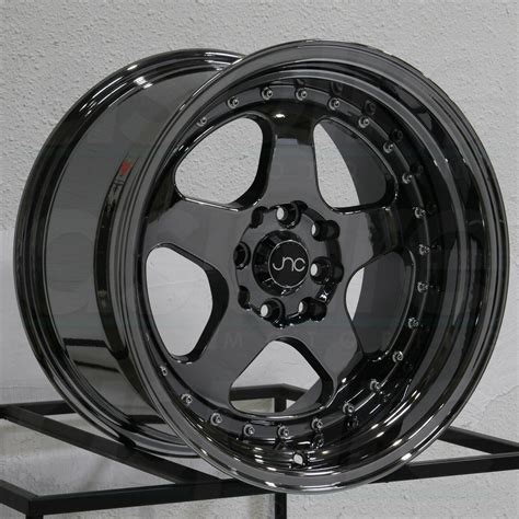 One 16x9 Jnc 010 4x1004x1143 15 Black Chrome Wheel New Wheels