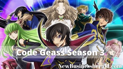 Code Geass Season 3 Release Date Cast Everything You Need To Know About Series