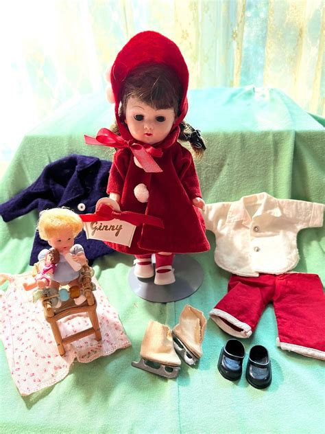 Rare Vintage 1950s Vogue Bkw Ginny Doll With Outfits Etsy