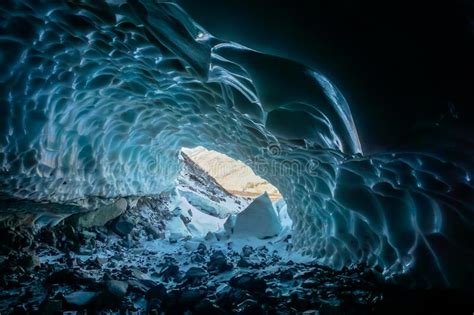 Inside A Cold Ice Cave Stock Photo Image Of Natural 240265460