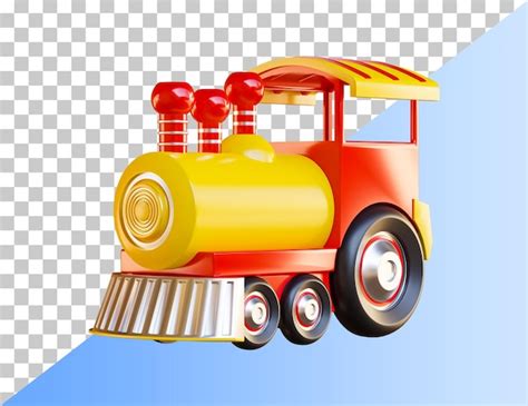Premium Psd Toy Train 3d Train Icon