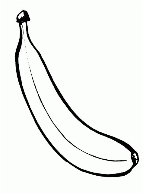 Printable Banana Coloring Page Images