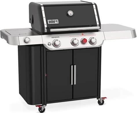 Weber Grills Genesis 62 Black Lp Freestanding Grill With Side Burner