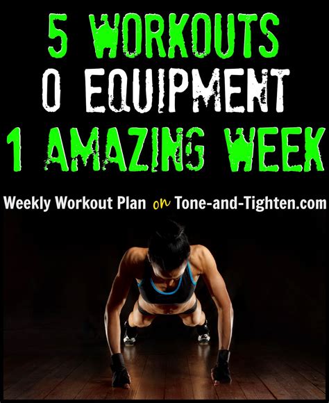 5 Great At Home Workouts Without Weight Best Bodyweight Workouts