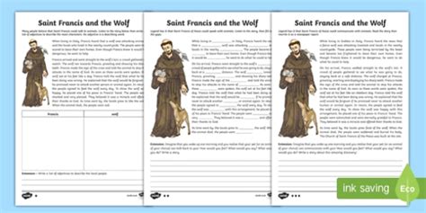 Saint Francis Of Assisi Writing Activity Teacher Made