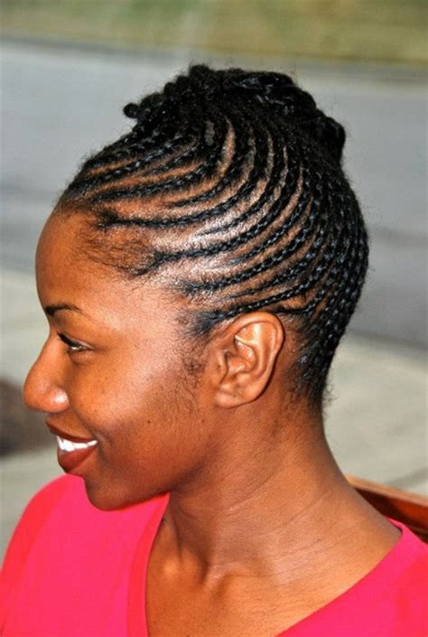 The only thing you can do is it in a low bun or ponytail or just leave it down. Braided hairstyles for black people