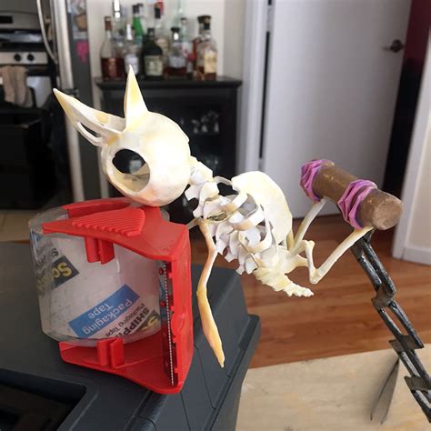Making A Bird Skeleton For My Cuckoo Clock Mask