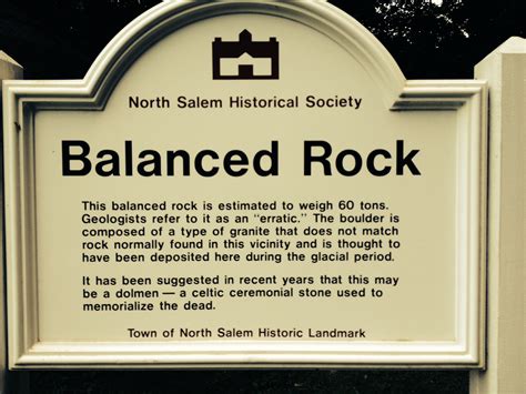 Balanced Rock Ny North Salems Stonehenge