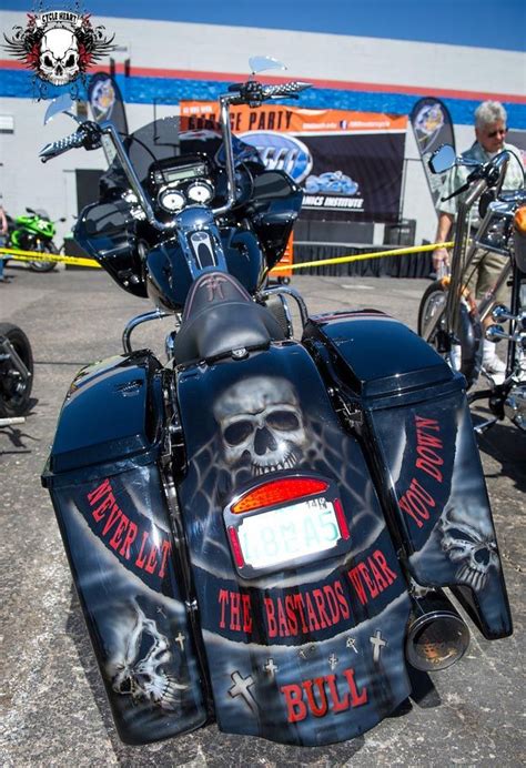 Nice Skull Paint Job Custom Baggers Custom Motorcycle Paint Jobs Bagger