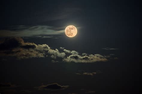 2560x1440px Free Download Hd Wallpaper Full Moon Clouds Night