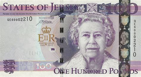 Jersey New 100 Pound Commemorative Note B132a Confirmed Banknotenews