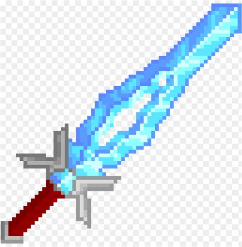 Minecraft Diamond Sword Pixel Art Template