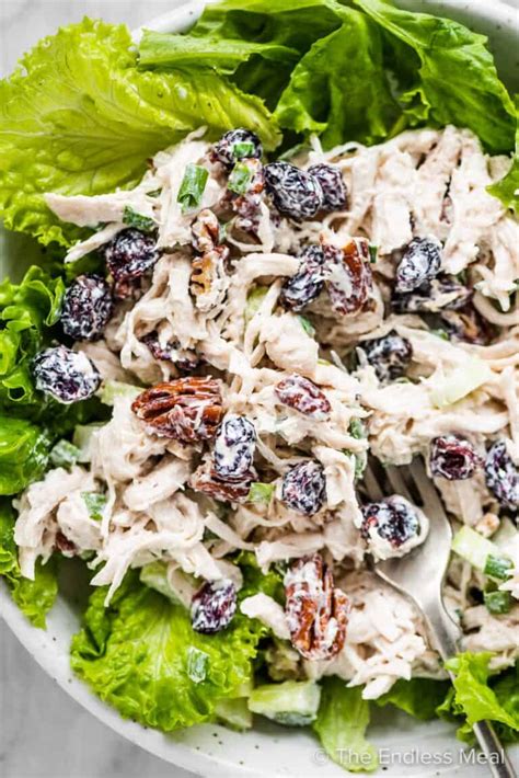 Cranberry Chicken Salad Easy Healthy The Endless Meal