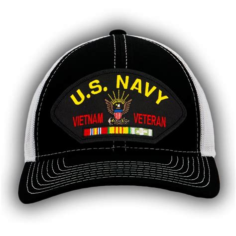 Us Navy Vietnam Veteran Ball Cap Choose Your Color Etsy