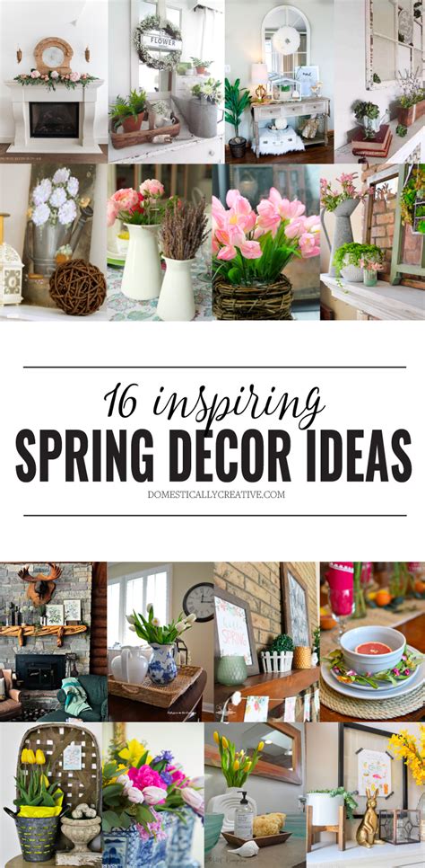 Inspiring Spring Home Decor Ideas Domestically Creative