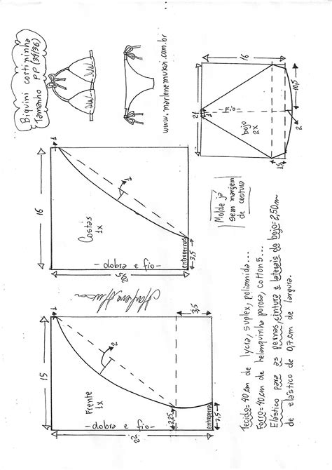 Biquini Cortininha Tradicional Marlene Mukai