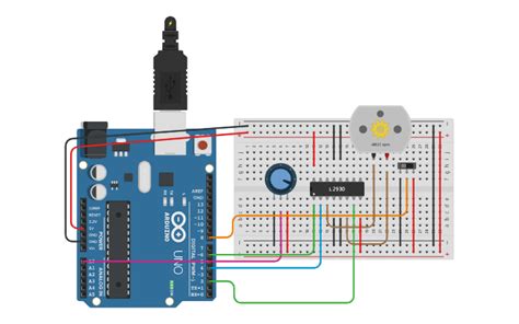 Circuit Design Arduino Motor Dc L293d Tinkercad