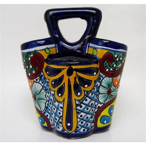 Our ceramic utensil holders give vases an inferiority complex. Mexican Ceramic Utensils Holder | Chairish