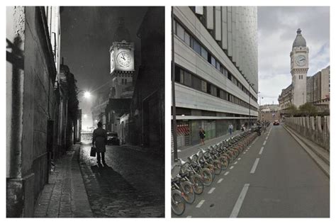 La gare de lyon est situé dans le 12e arrondissement dans le quartier des quinze vingts sur la rive droite de la seine elle dessert le quart sud est de la france. Gare de Lyon, Paris, 1950-56 and today. en 2020 | Gare de ...